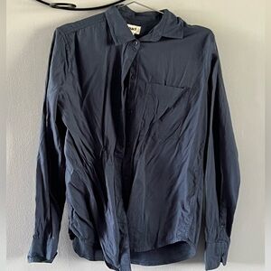 Pact Blue Lightweight Shirt Jacket Casual Style